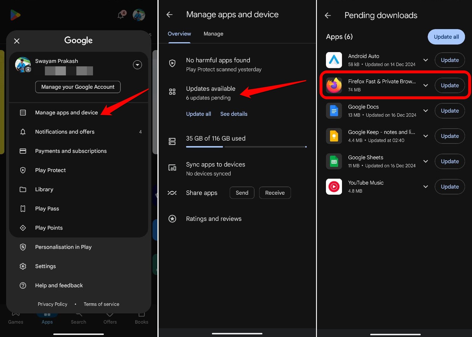 mettre à jour mozilla firefox sur Android