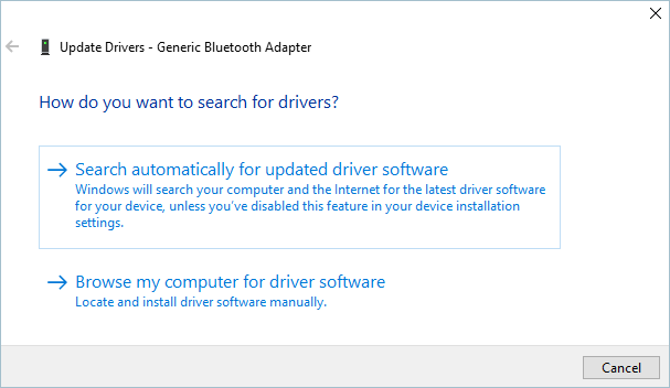 исправить проблемы с Bluetooth в Windows 10