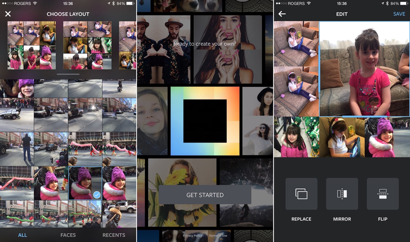 Layout da Instagram, Periscope, The Trace + aggiornamenti dell'app Apple Watch