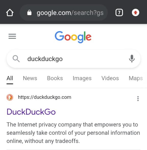 duckduckgo 검색