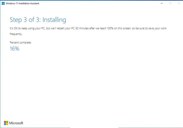 Windows 11 mit dem Installationsassistenten installieren