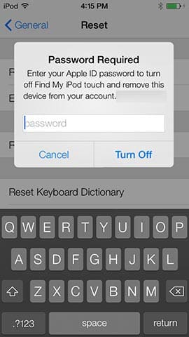 iOS 7 : Activation Lock + Find My iPhone