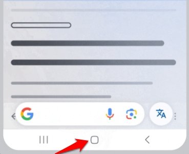 sistema de navegación de 3 botones Android