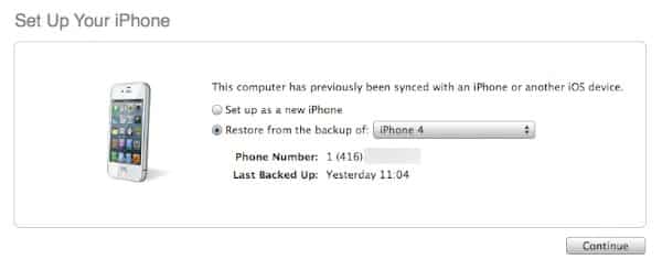 Actualizando un iPad para un amigo sin computadora