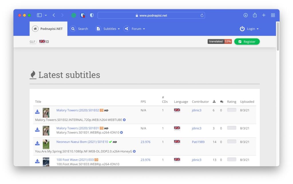 Melhores Sites para Download de Legendas em Inglês