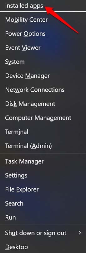 aplicaciones instaladas de Windows 11