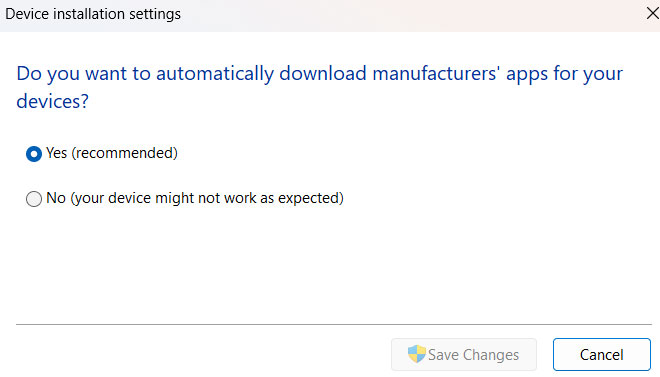 Passer aux pilotes audio par défaut - Services audio ne répondent pas sur Windows