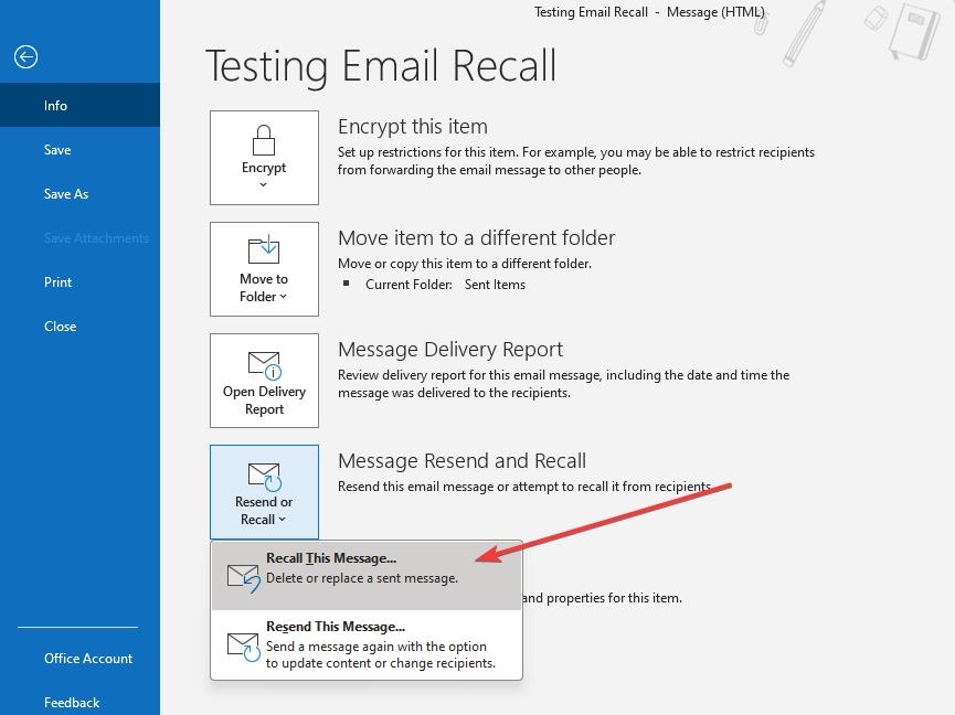 Rappeler un e-mail Outlook - Comment annuler l'envoi d'un e-mail dans Outlook et Gmail