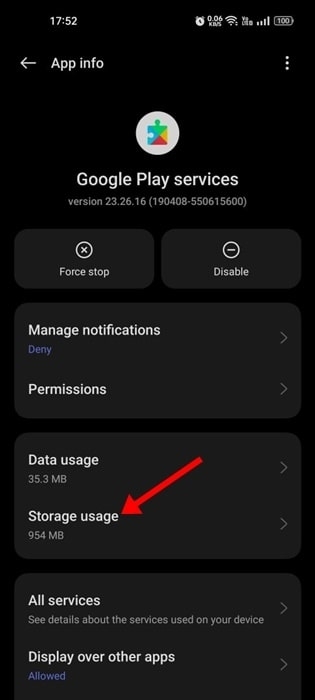 Ripristina i servizi Google Play - Problema di chiusura dell'app YouTube