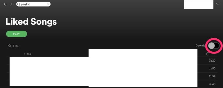 download songs from Spotify