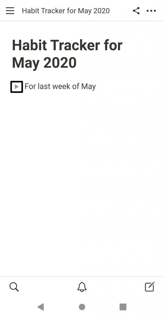Create an Activity Tracker in Notion