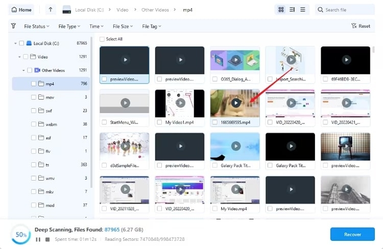 Wondershare Recoverit Enhanced Video Recovery