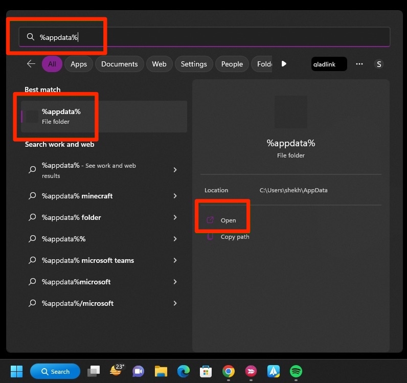 Папка Appdata - Ошибка разработчика 5573 Call of Duty Vanguard