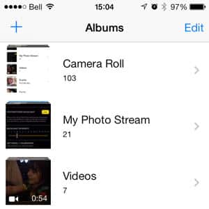 iOS 7: Eliminar fotos del carrete de la cámara sin quitar de Photo Stream