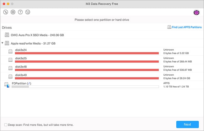 Logiciel de récupération pour macOS