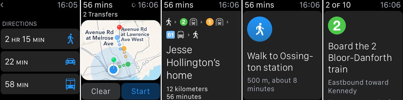 Ein erster Blick auf den öffentlichen Nahverkehr in iOS 9 in Apple Maps (Aktualisiert für watchOS 2)