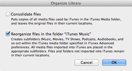 iTunesライブラリの移行