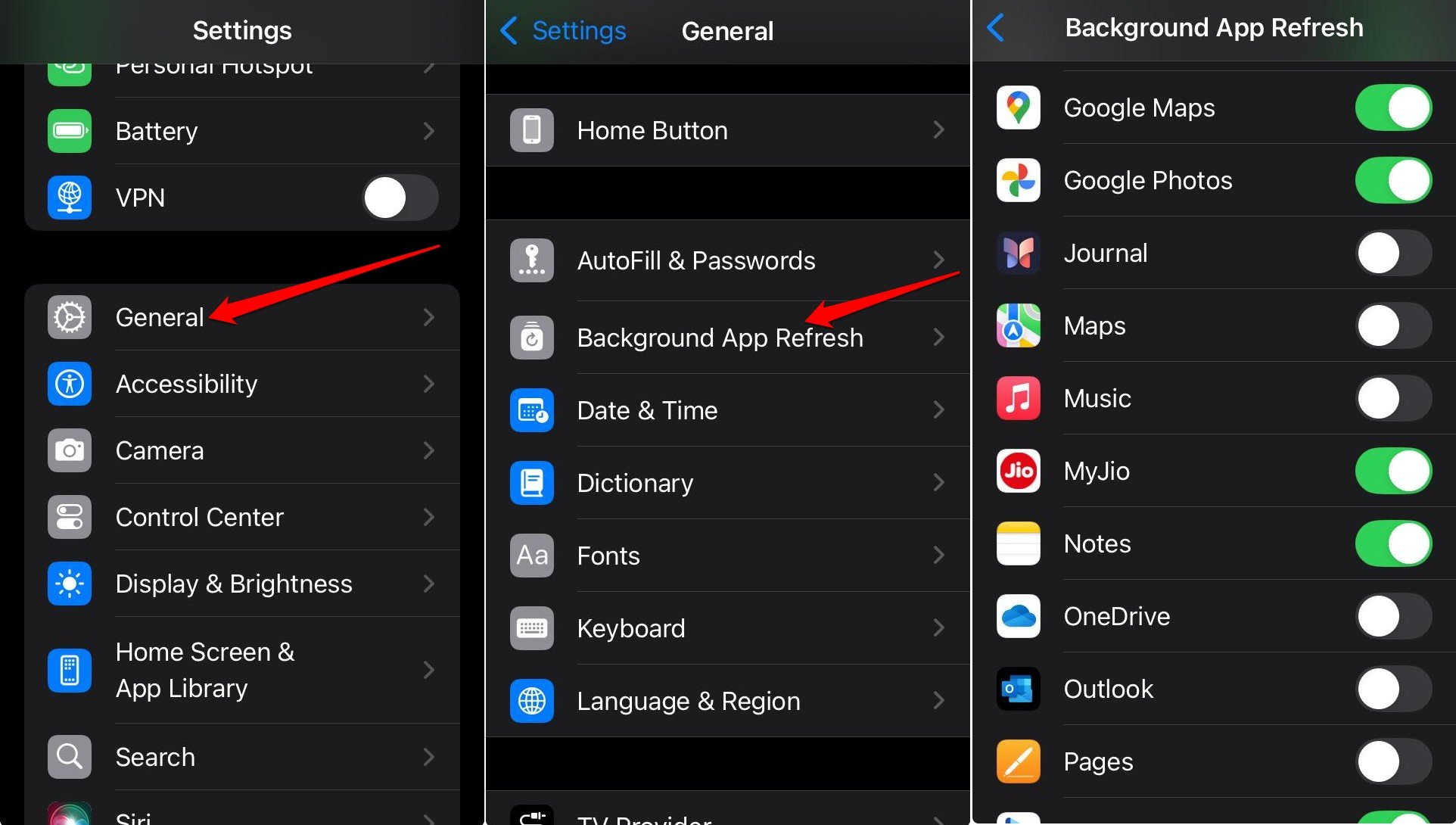 Hintergrundaktualisierung für iPhone-Apps stoppen