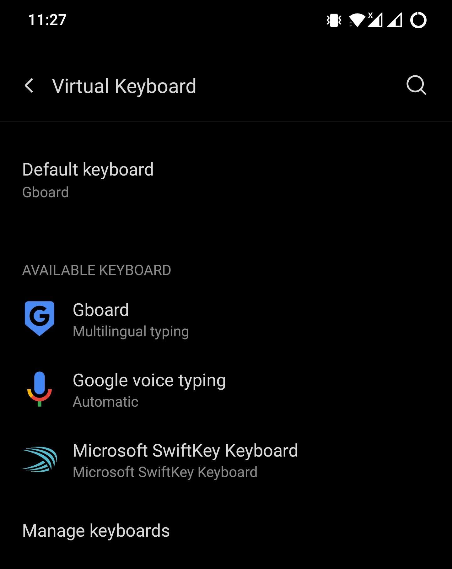 Virtuelle Tastatur