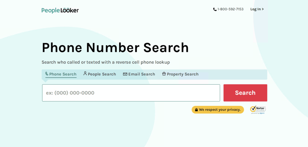 Rastrear un teléfono por el número usando PeopleLooker