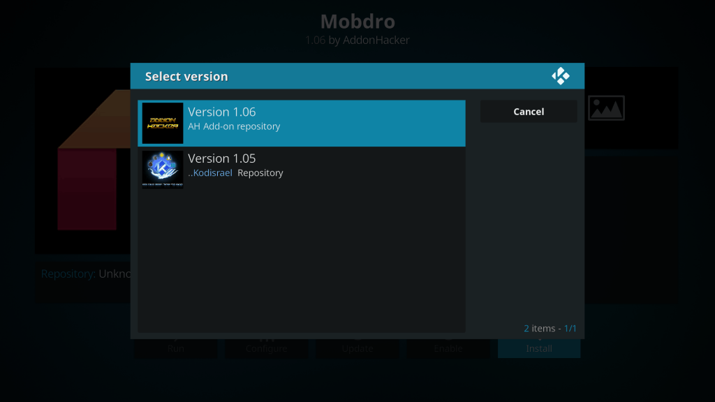 Repository Kodi per Mobdro Ah