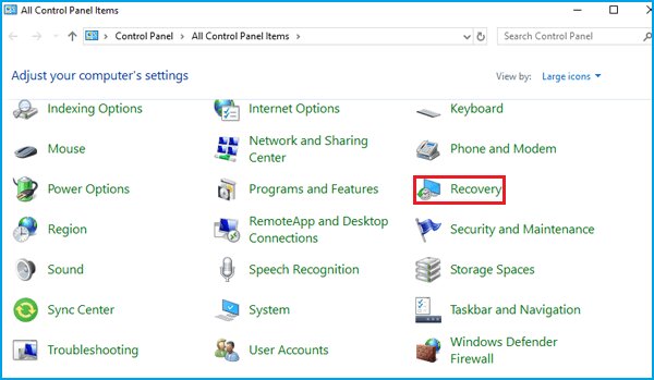 Riparare gli elementi del registro danneggiati in Windows 10