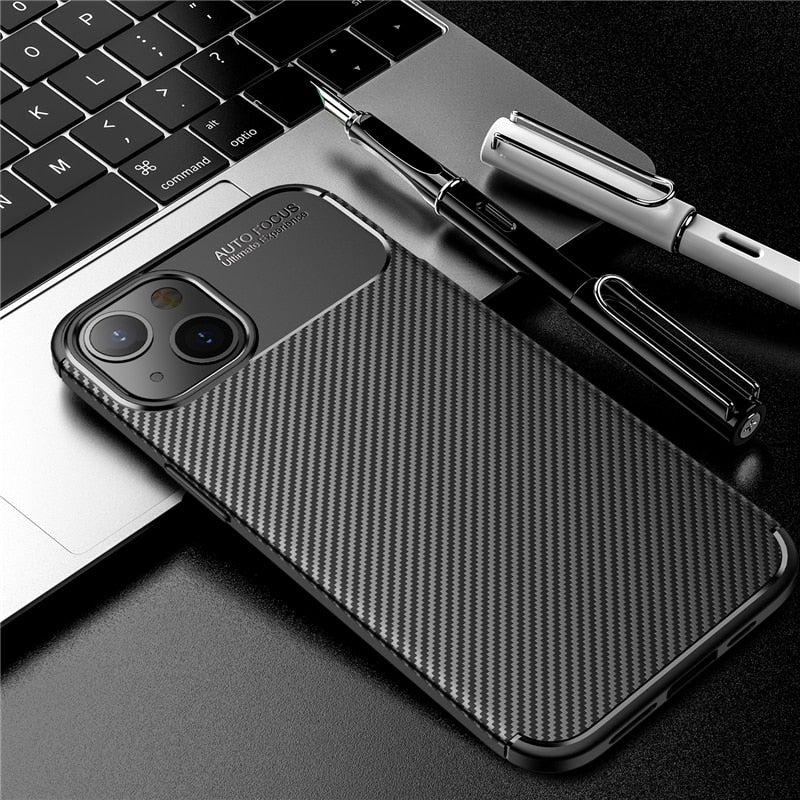 iPhone 13 mini用カーボンファイバーケース