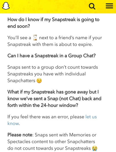 ¿Cómo recuperar una racha en Snapchat?