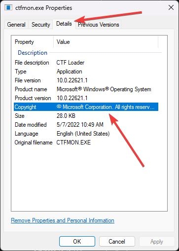 Proprietà CTFLoader - CTF Loader alto utilizzo CPU