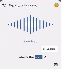 ハミングで曲を見つける