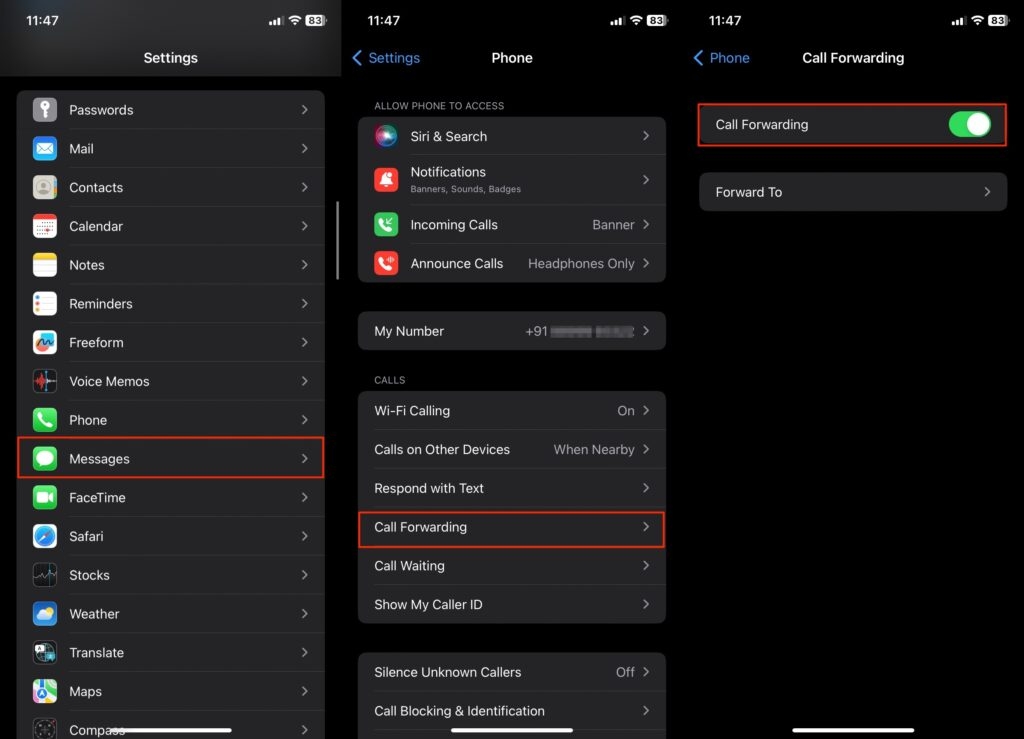 Transfert d'appels iPhone - Arrêter les appels sur iPhone sans bloquer