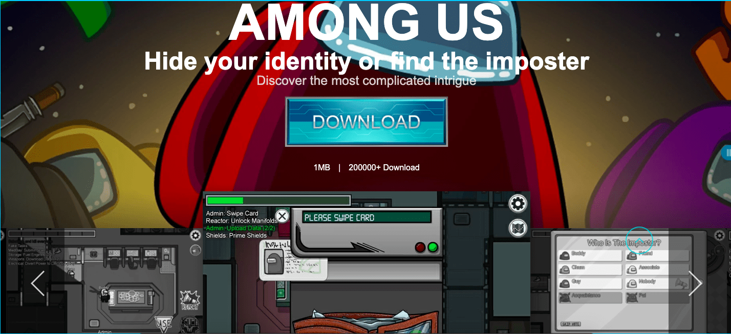 Among Us no Windows com Gameloop