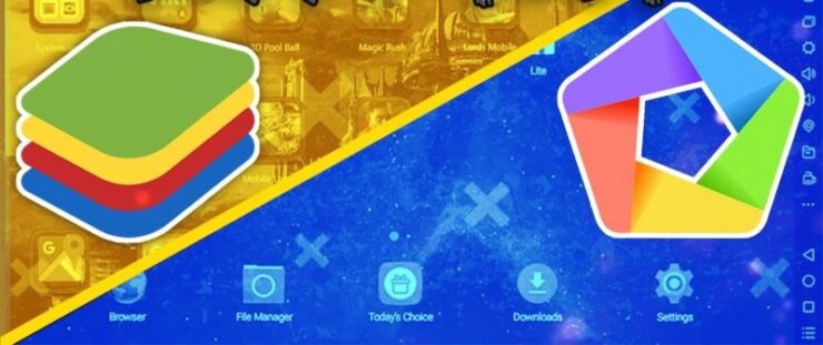 Bluestacks против MEmu