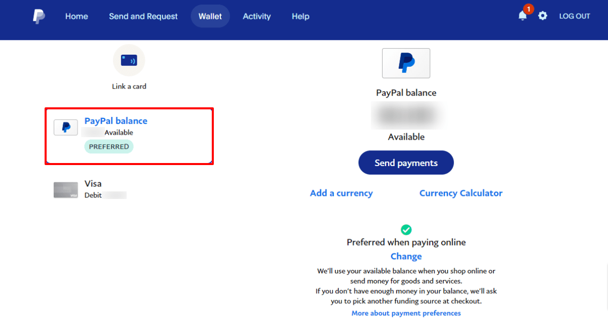 Saldo PayPal