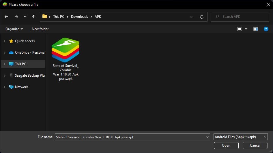 Drücken Sie die Schaltfläche Über Google Play installieren in BlueStacks