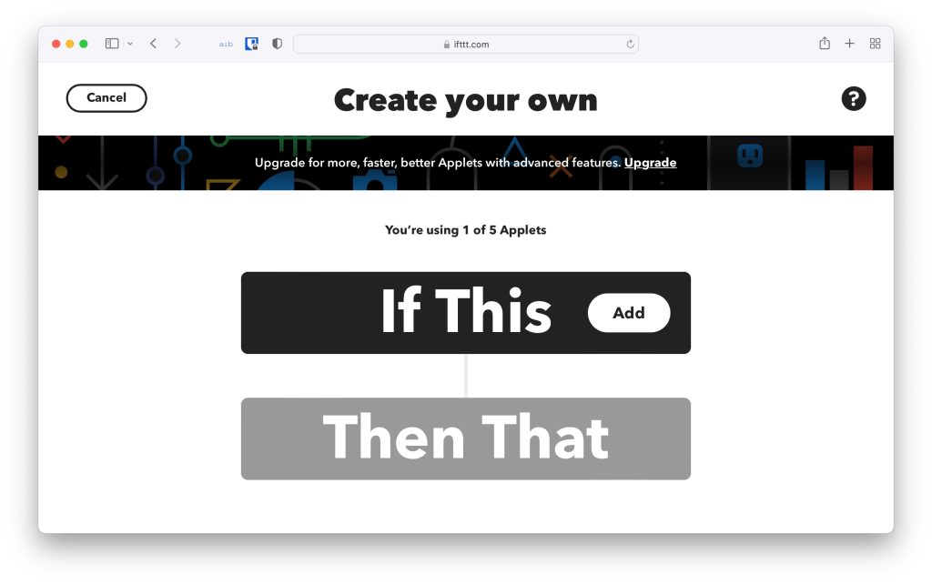 IFTTT Si ceci Alors cela - Webhook Discord YouTube