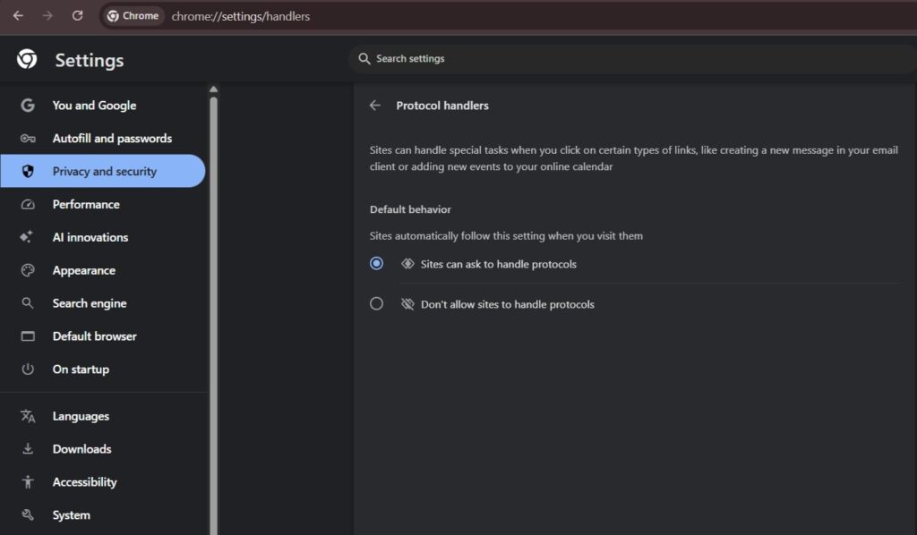 Habilitar Chrome para Manipular Protocolos como Links Magnéticos (Apenas Navegador Chrome) - Links Magnéticos Não Funcionando