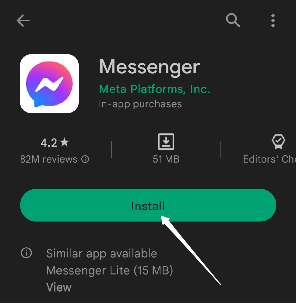 AndroidでFacebook Messengerが動作しない場合の修正方法 15