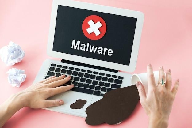 Intrusion de virus ou de logiciels malveillants