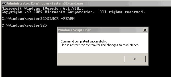 Desactivar el error Esta copia de Windows no es genuina