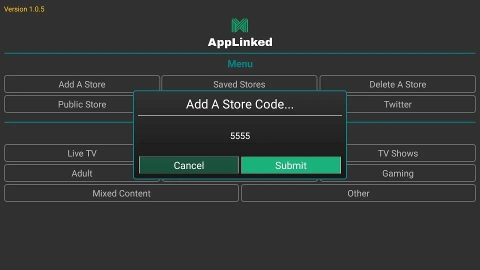 AppLinked - Ajouter un Code de Magasin - Codes AppLinked