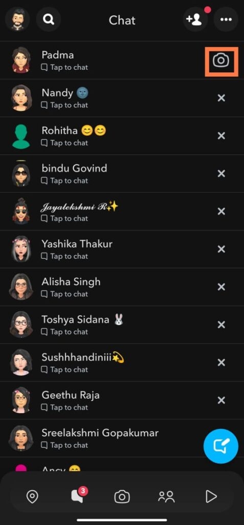 SnapchatのXの意味は何ですか?