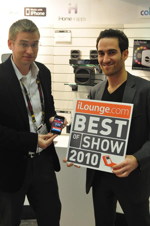 Premios iLounge 2010 CES iPod + iPhone Mejor de la Exhibición