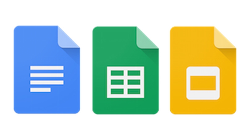 Google Docs, Sheets e Slides