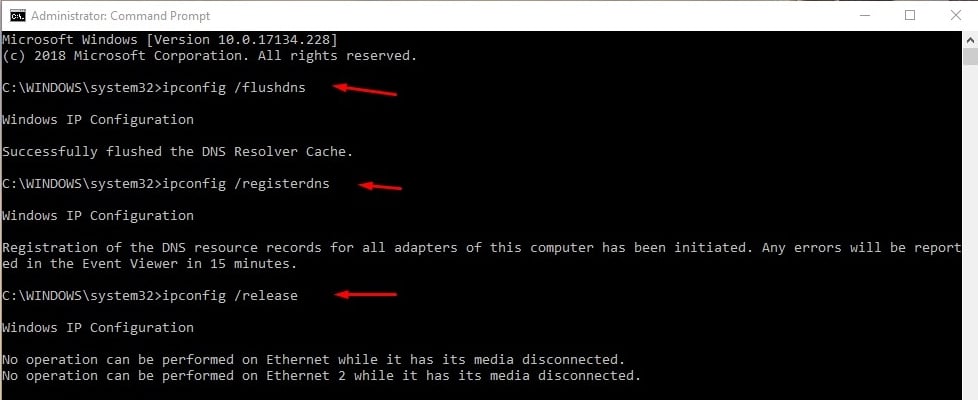 Сервер DNS не отвечает