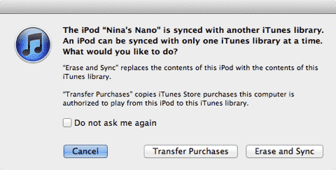 새 iTunes 라이브러리로 앱 전송하기