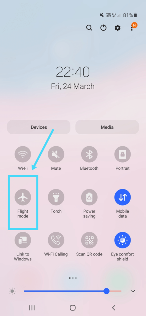 Flugmodus - ESPN-App funktioniert nicht