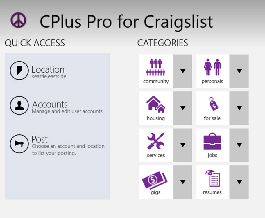 CPlus - Melhores Aplicativos do Craigslist