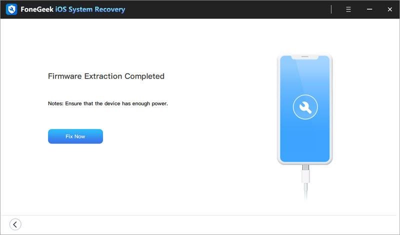 Revisión de FoneGeek iOS System Recovery5