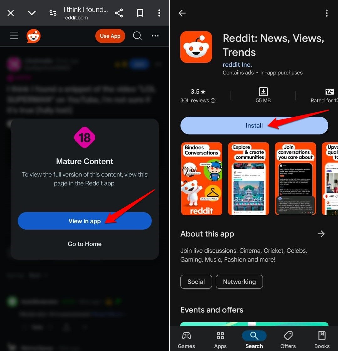 como visualizar conteúdo NSFW no Reddit sem uma conta